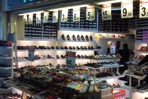 kedai kasut di Daerah Pontian, Malaysia